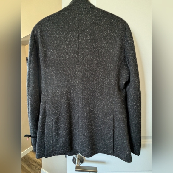 Bugatti Wool Jacket like new 38 R 38R charcoal grey tweed - Picture 11 of 16